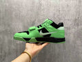 Travis Scott All-Green Reverse Swoosh Sneakers