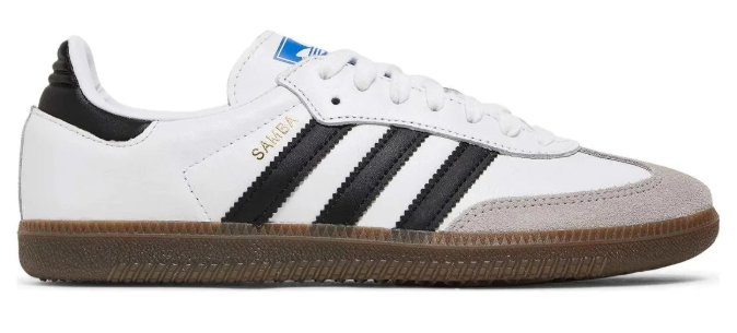 Women's adidas Samba Shoes - White/Black