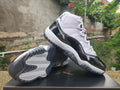 Air Jordan 11 Grey and Black Sneakers