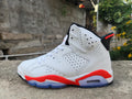 Air Jordan 6 Retro White Infrared Black CT8529-105 Basketball Shoes (EU 40–47)