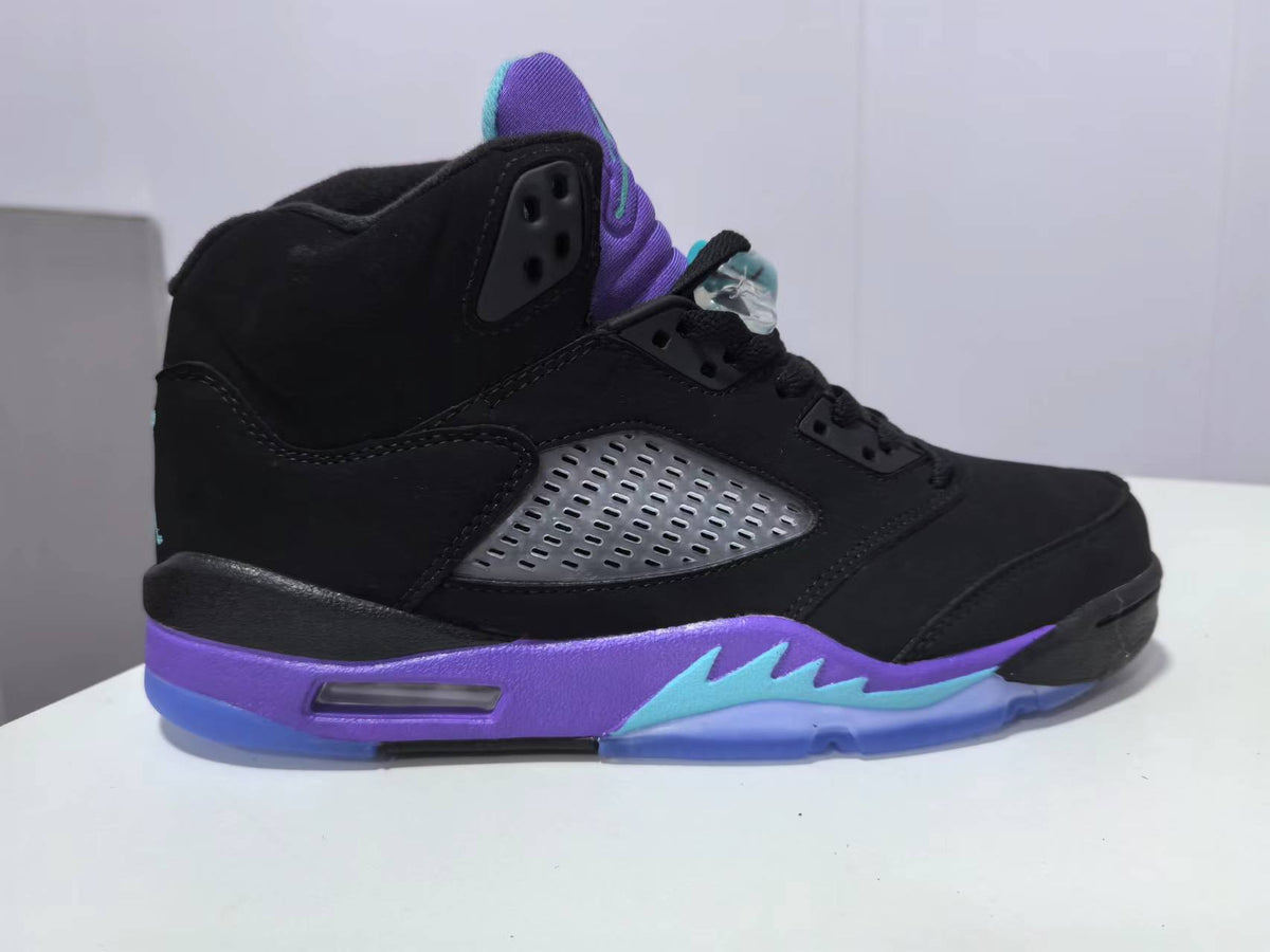 Air Jordan 5 Black Grape Sneakers