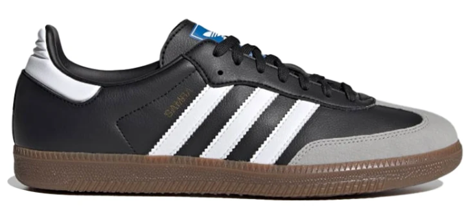 adidas Samba Vegan Shoes - Black/White/Brown H01878