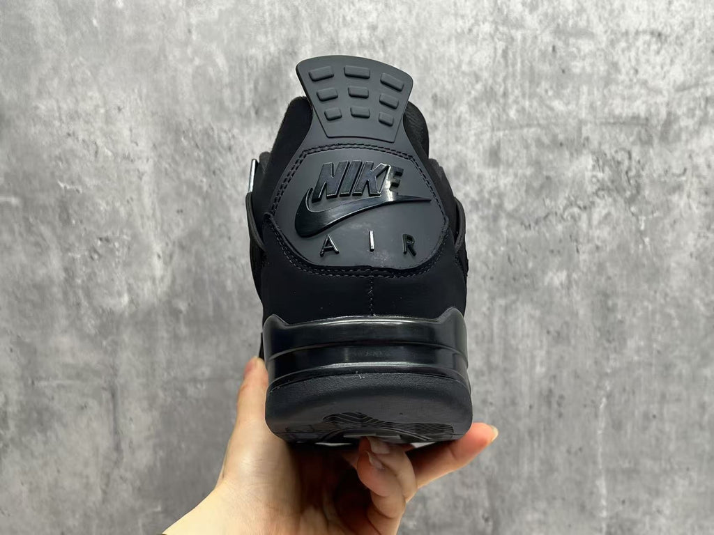 Air Jordan 4 Retro "Black Cat" Basketball Shoes (EU 36–47.5, Half Sizes)