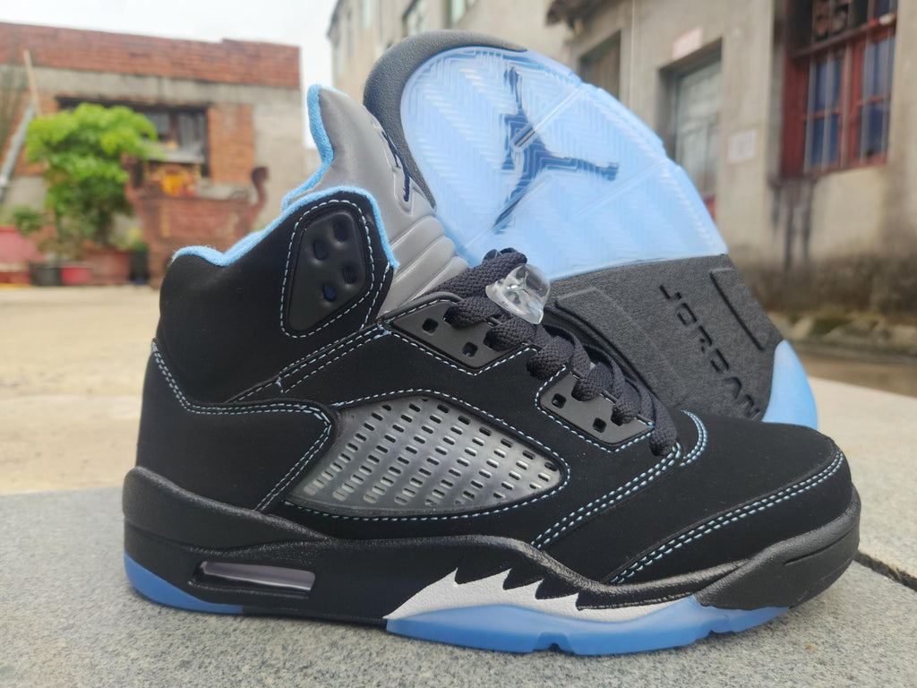 Air Jordan 5 "Black University Blue" Basketball Shoes Men's & Women's (EU 36–47)