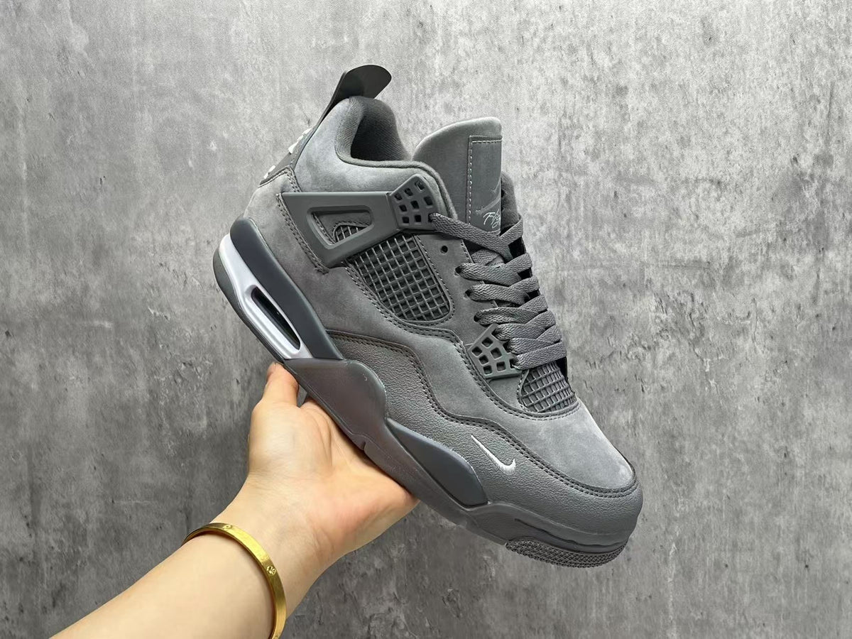 Air Jordan 4 Retro "Cool Grey" Basketball Shoes (EU 36–47.5, Half Sizes)