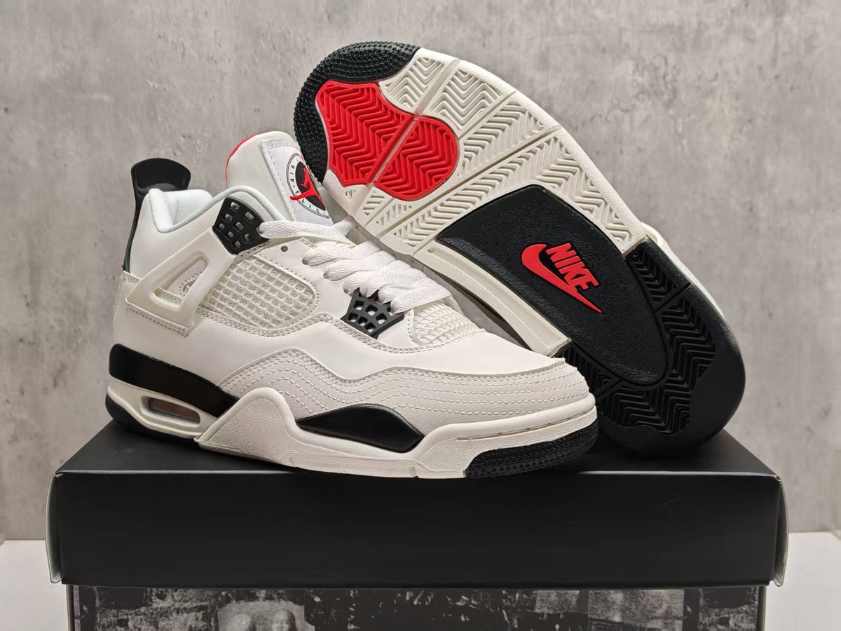 Air Jordan 4 Retro "Flight Club" Sail University Red Black IM4002-100 Men's & Women's (EU 36–47.5)