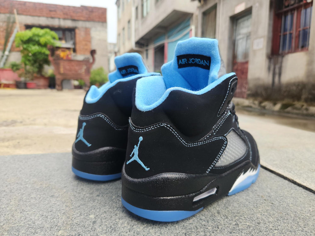 Air Jordan 5 "Black University Blue" Basketball Shoes Men's & Women's (EU 36–47)