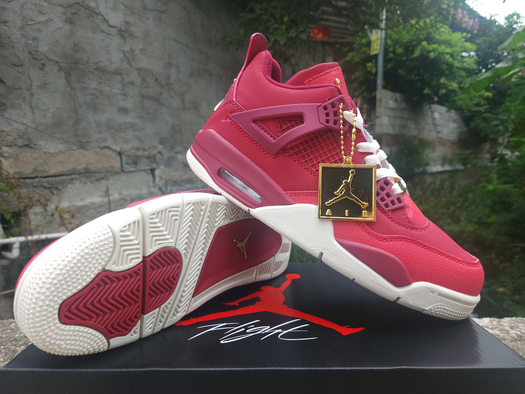 Air Jordan 4 Retro Red Purple Gold Basketball Shoes (EU 40–47)