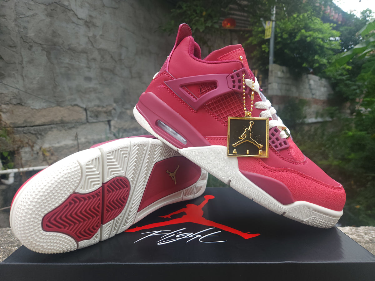 Air Jordan 4 Retro Red Purple Gold Basketball Shoes (EU 40–47)