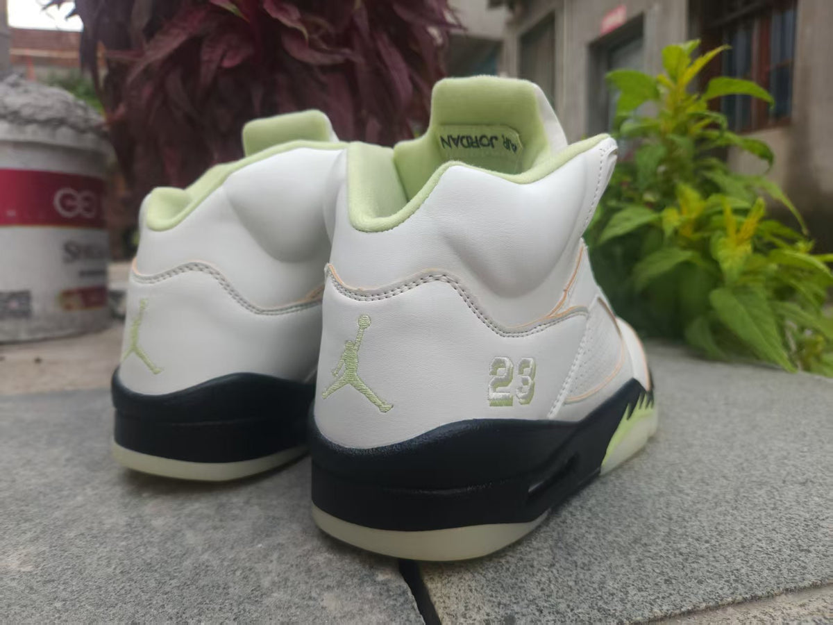 Air Jordan 5 Retro "Pale Green" Basketball Shoes Men's & Women's (EU 36–47)