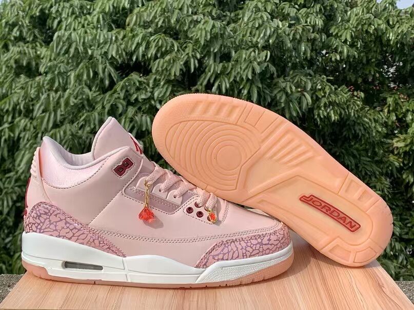 Air Jordan 3 Retro Shoes - Pink