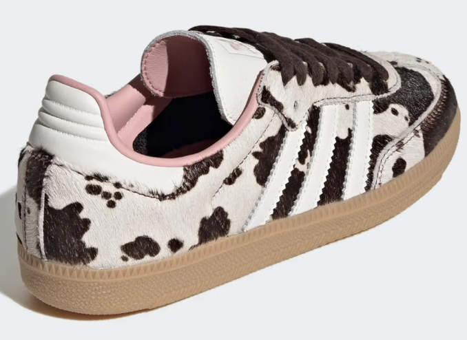 Women's adidas Samba Cow Print Shoes