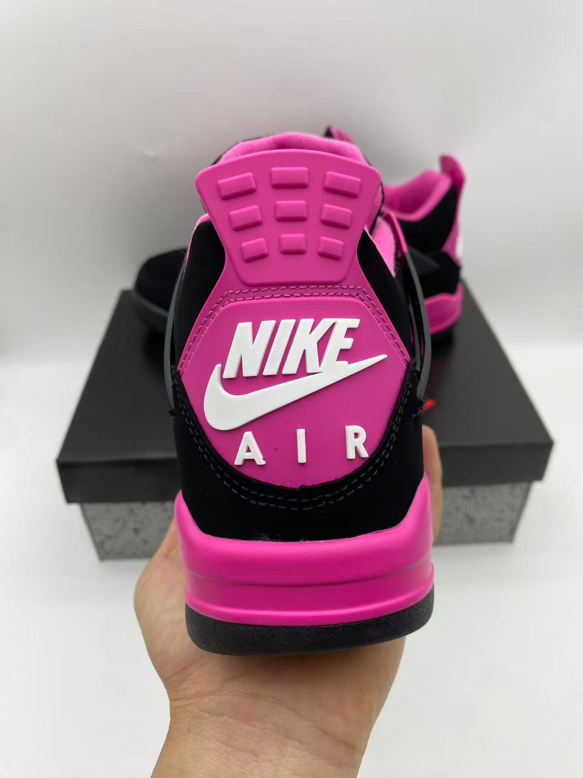 Air Jordan 4 Black Rose Sneakers