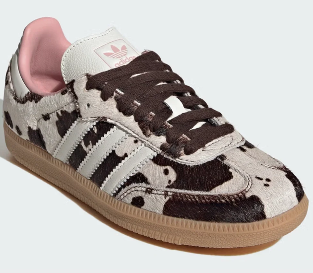 Women's adidas Samba Cow Print Shoes