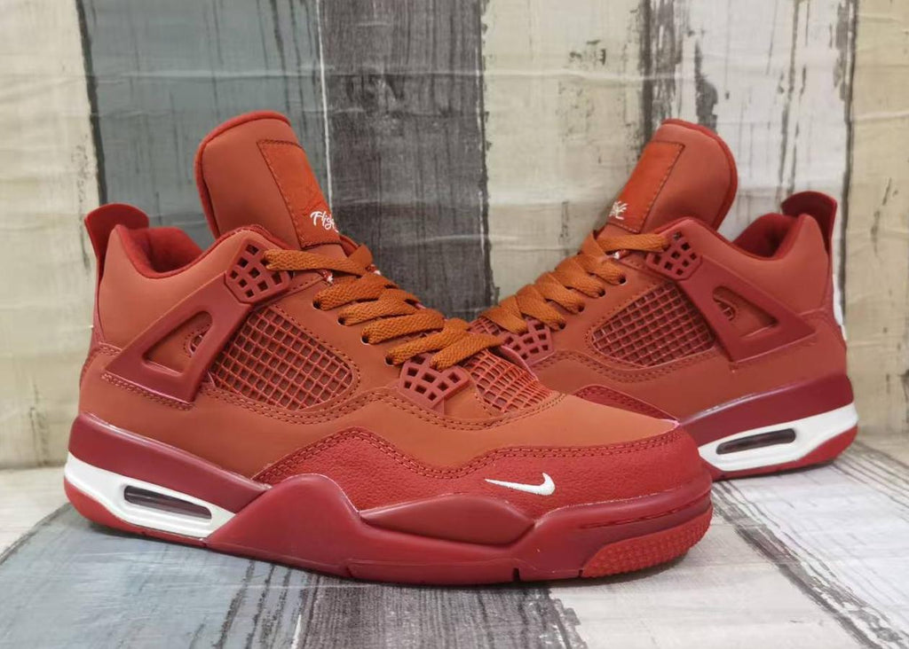 Air Jordan 4 Retro "Brick by Brick" Basketball Shoes