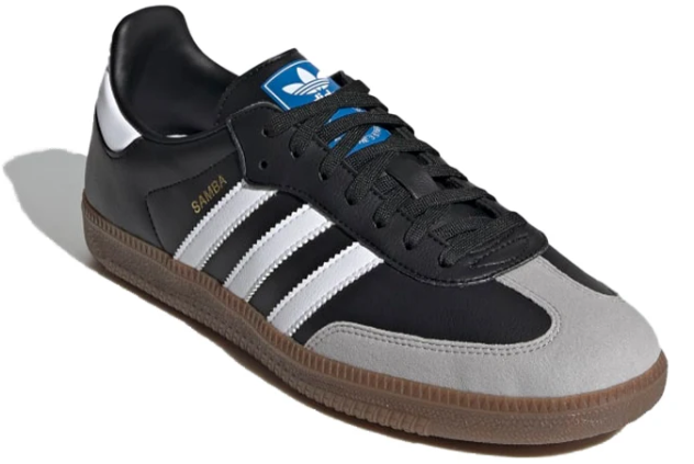 adidas Samba Vegan Shoes - Black/White/Brown H01878