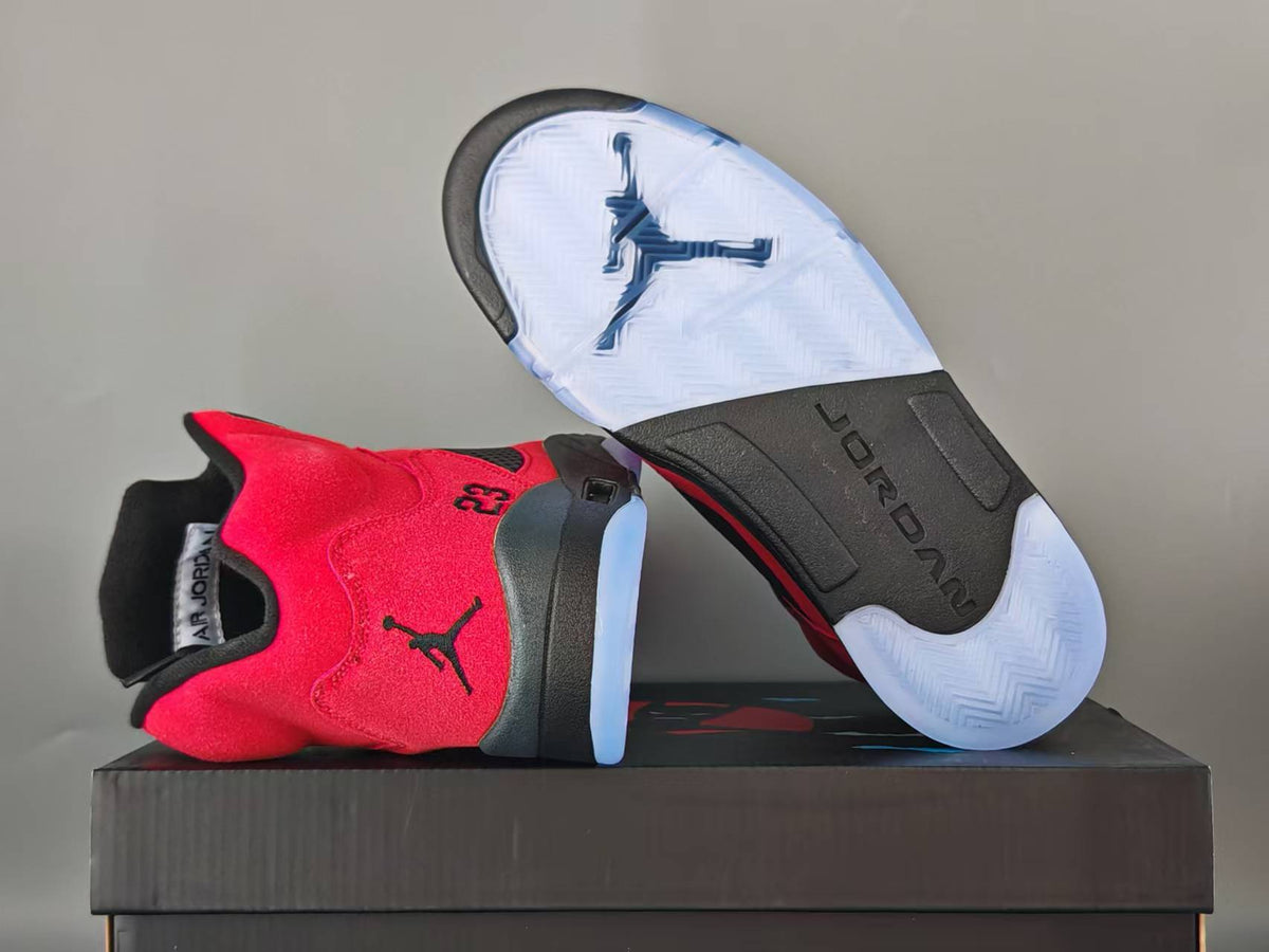 Air Jordan 5 Retro "Batman Beyond" Black University Red Translucent Ice IY4876-001 Men's & Women's (EU 36–47)