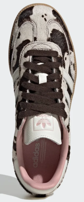 Women's adidas Samba Cow Print Shoes