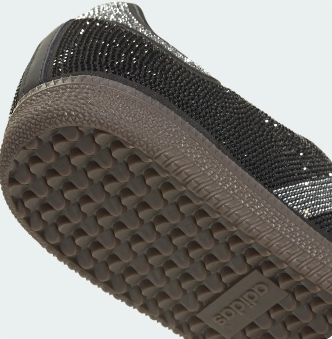Women's adidas Samba OG Rhinestone Shoes - Black/Silver