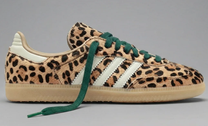 Women's adidas Samba OG Leopard Shoes - Magic Beige