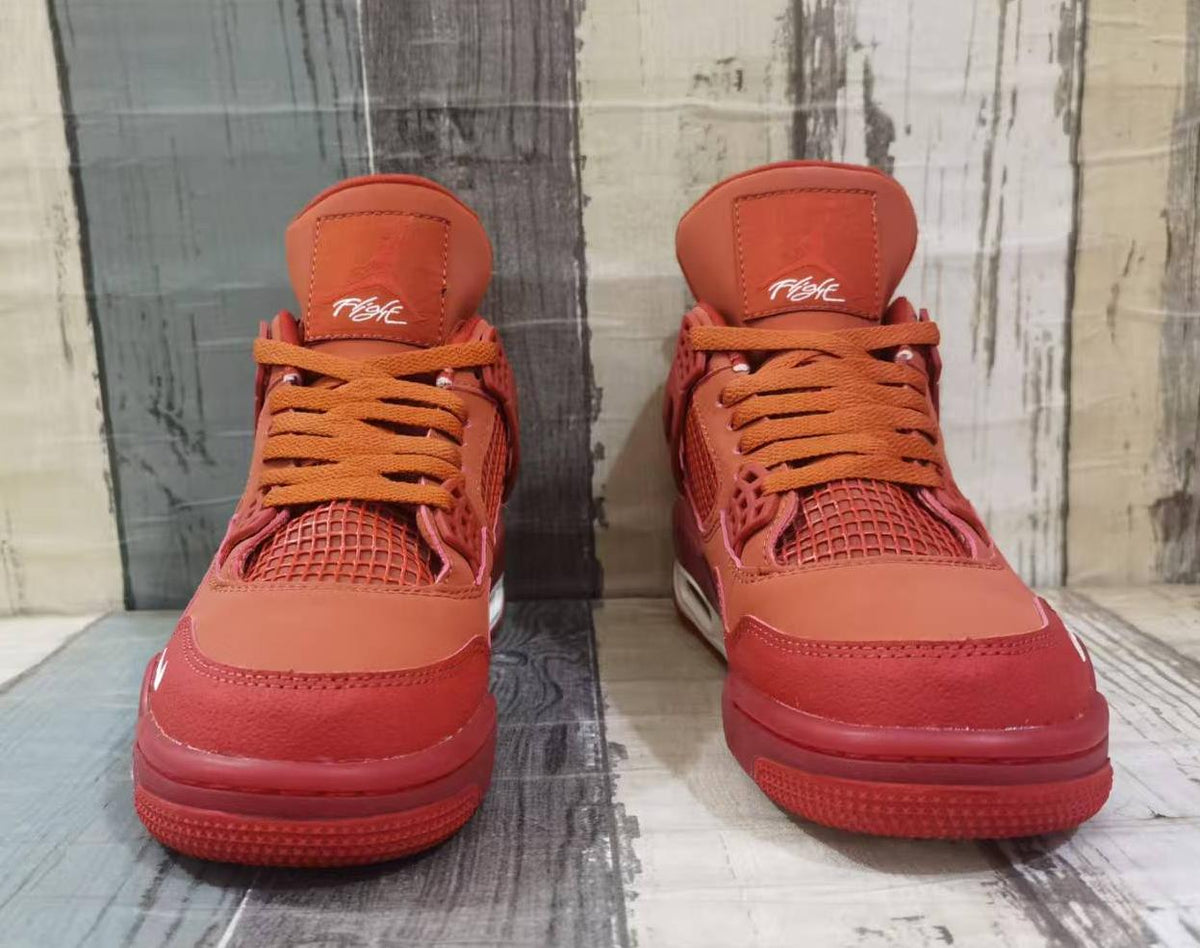 Air Jordan 4 Retro "Brick by Brick" Basketball Shoes