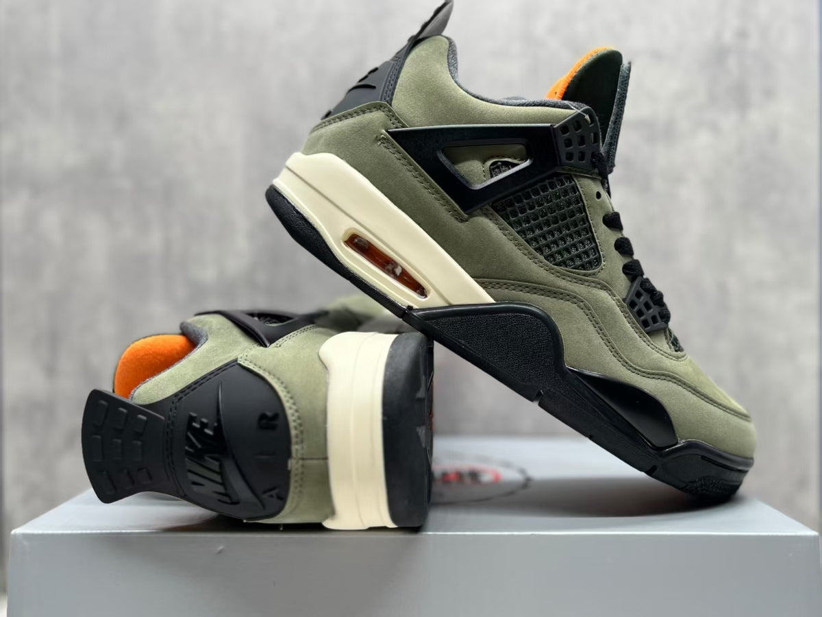 Air Jordan 4 Retro "Silk Green" Basketball Shoes (EU 36–47.5, Half Sizes)