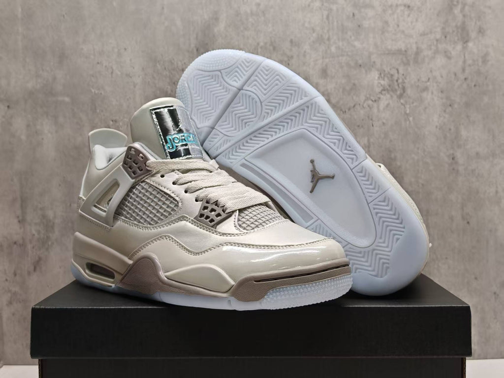 Air Jordan 4 Retro "Cool Grey" Chrome Dark Charcoal Varsity Maize 308497-007 Men's & Women's (EU 36–47.5)