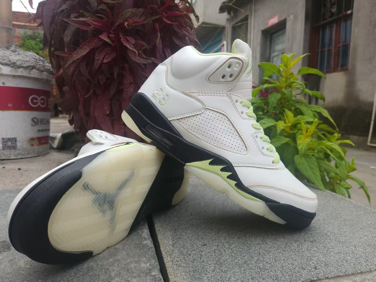 Air Jordan 5 Retro "Pale Green" Basketball Shoes Men's & Women's (EU 36–47)