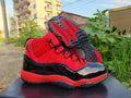 Air Jordan 11 Red Black Sneakers