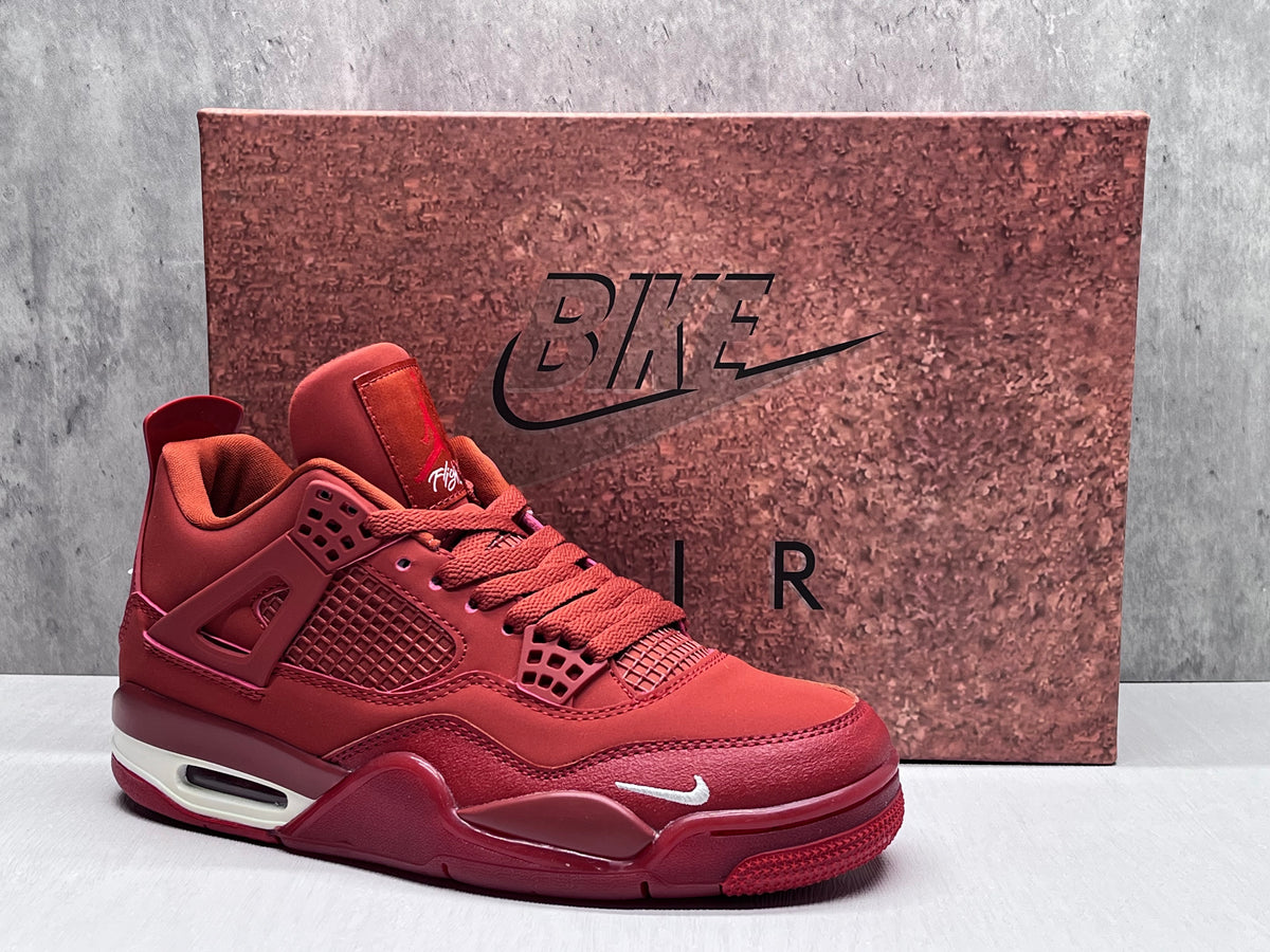 Air Jordan 4 Retro "Bike Air" Basketball Shoes (EU 36–47.5, Half Sizes)