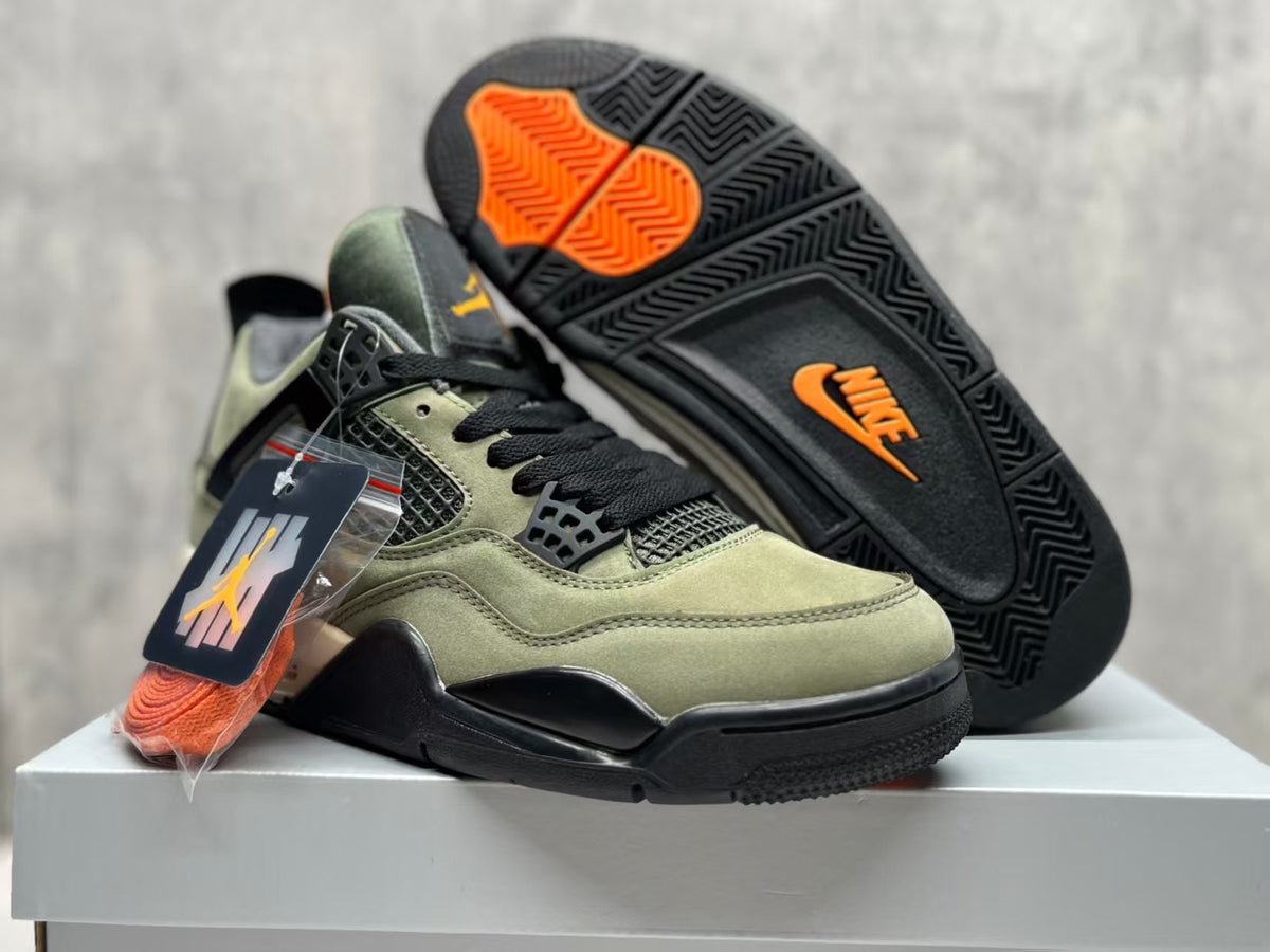 Air Jordan 4 Retro "Silk Green" Basketball Shoes (EU 36–47.5, Half Sizes)
