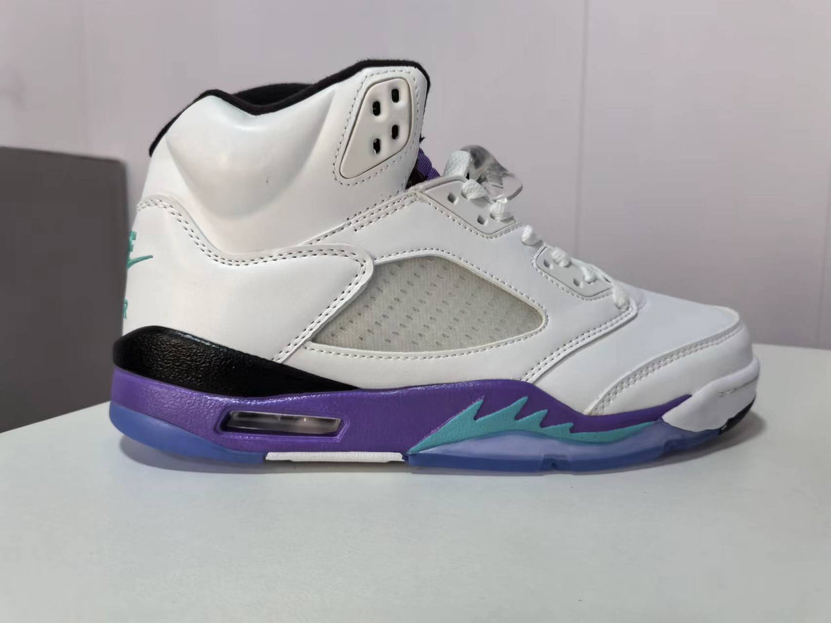 Air Jordan 5 White Grape Sneakers