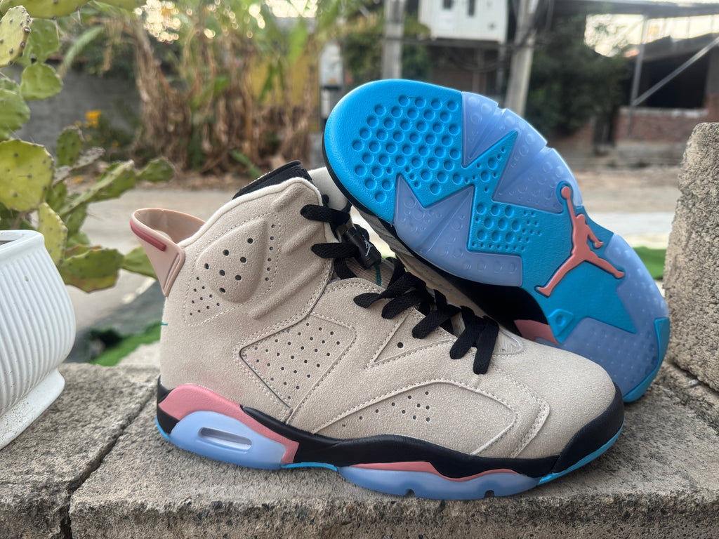 Air Jordan 6 Off-White Green Sneakers