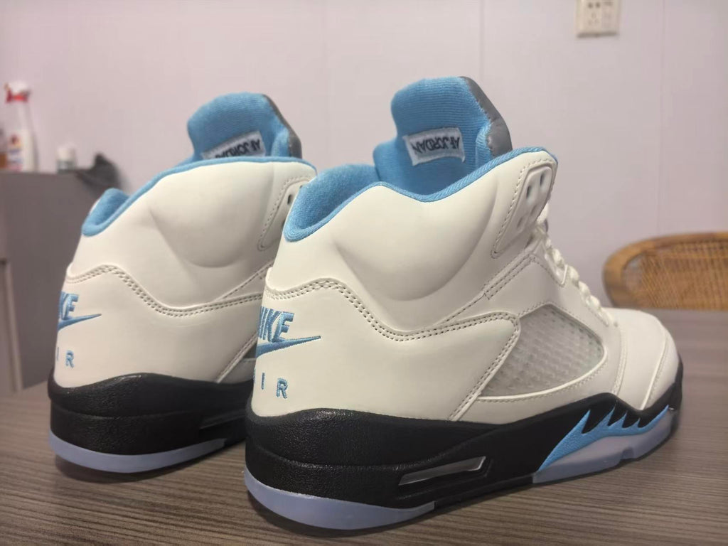 Air Jordan 5 Deep Pink Blue Sneakers