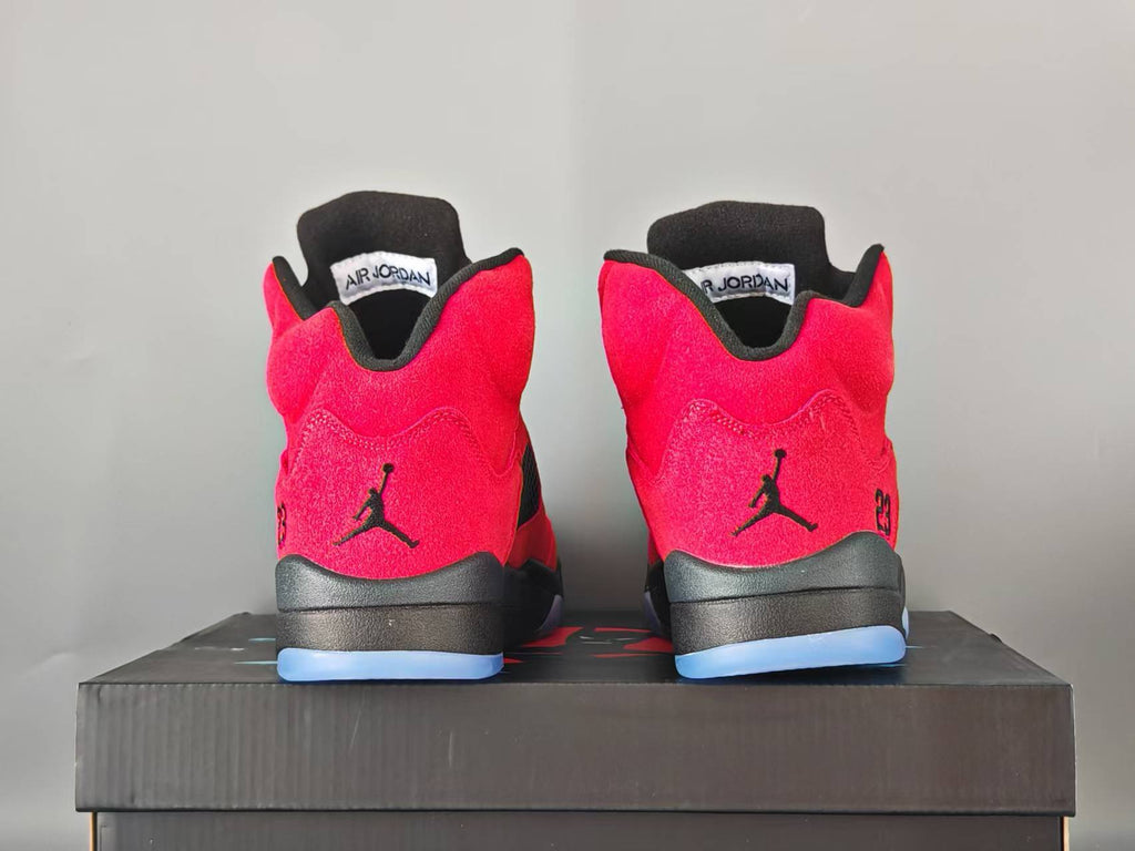 Air Jordan 5 Retro "Batman Beyond" Black University Red Translucent Ice IY4876-001 Men's & Women's (EU 36–47)