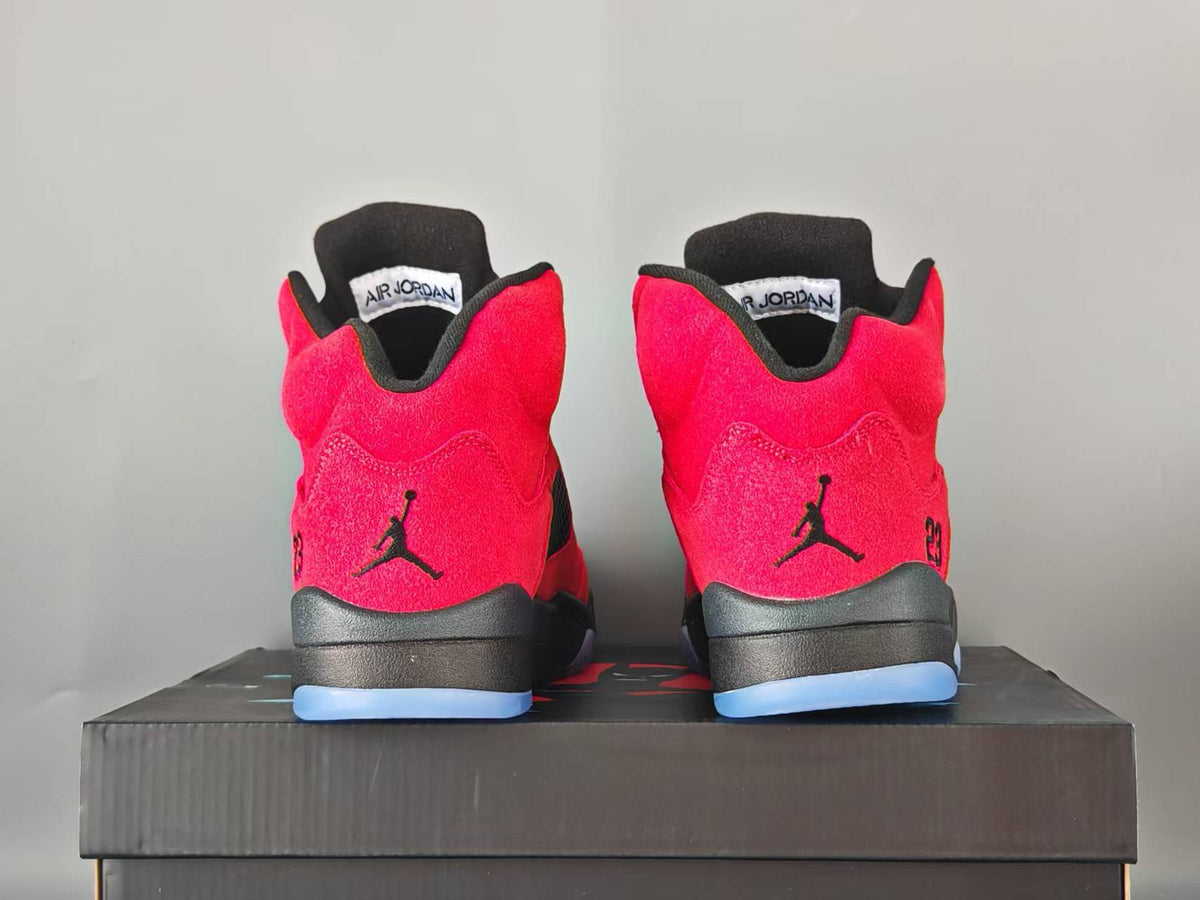 Air Jordan 5 Retro "Batman Beyond" Black University Red Translucent Ice IY4876-001 Men's & Women's (EU 36–47)
