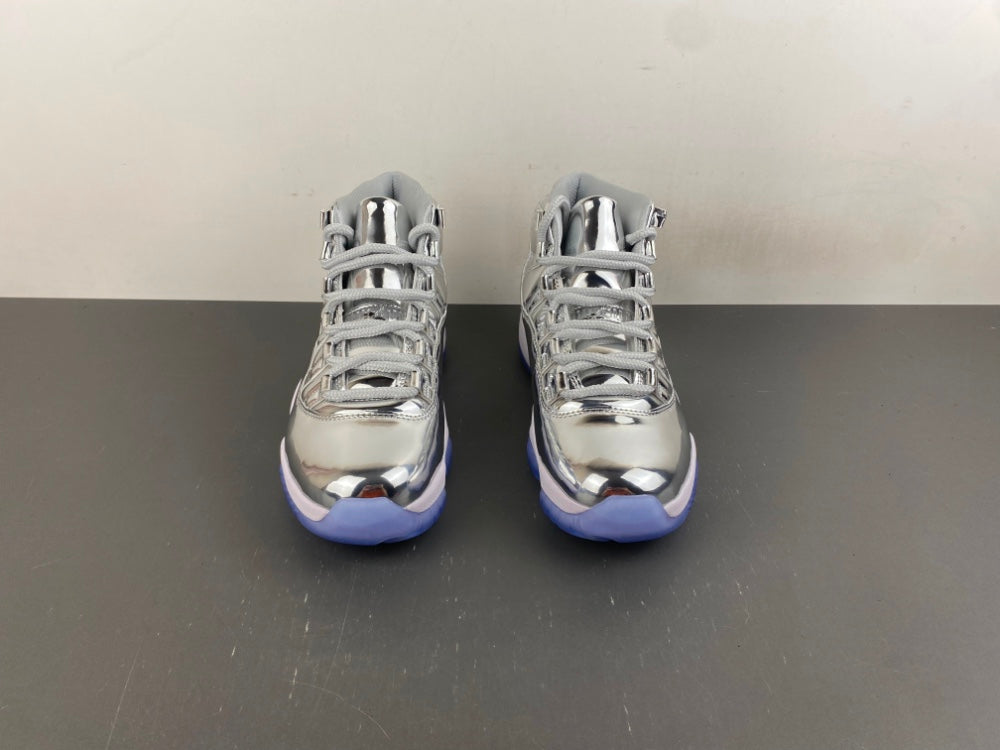 Air Jordan 11 Silver Patent Leather Shoes - CT8012-730