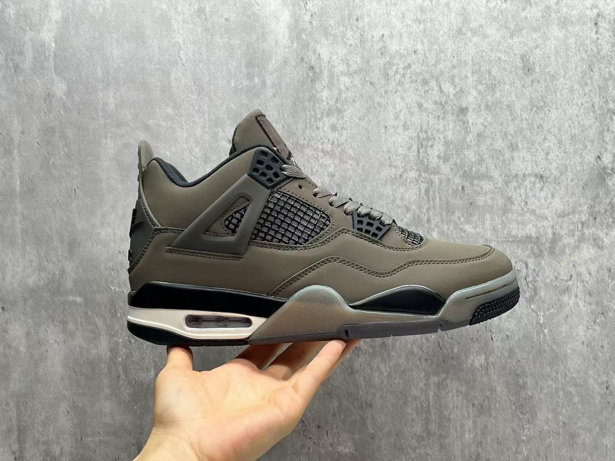 Air Jordan 4 Retro "Cave Stone" Basketball Shoes (EU 36–47.5, Half Sizes)