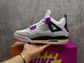 Air Jordan 4 Retro "Comic" Off-White Anthracite Fire Pink Muslin JA1135-100 Men's & Women's (EU 36–47.5)
