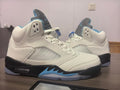 Jordan 5 Deep Pink and Blue Sneakers