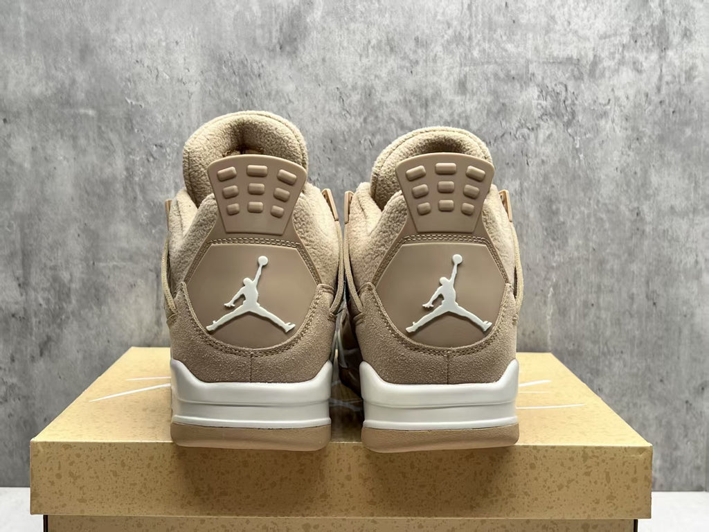 Air Jordan 4 Retro "Milk Tea" Beige Cream Basketball Shoes (EU 36–47.5, Half Sizes)