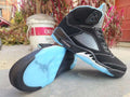 Jordan 5 Black University Blue Sneakers