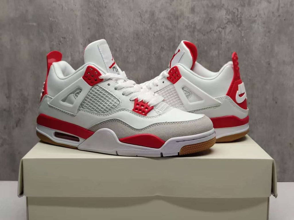 Air Jordan 4 Retro "Ruby" Basketball Shoes (EU 36–47.5, Half Sizes)