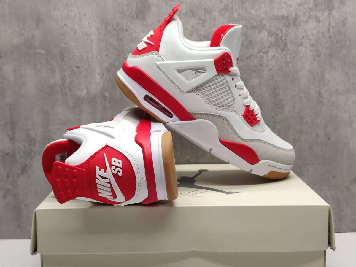 Air Jordan 4 Retro "Ruby" Basketball Shoes (EU 36–47.5, Half Sizes)