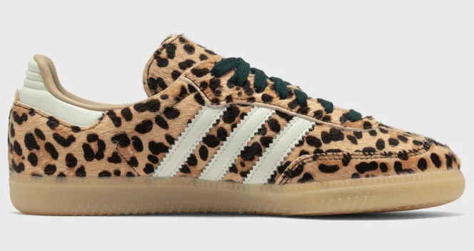 Women's adidas Samba OG Leopard Shoes - Magic Beige
