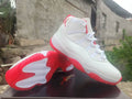 Air Jordan 11 White Red Sneakers