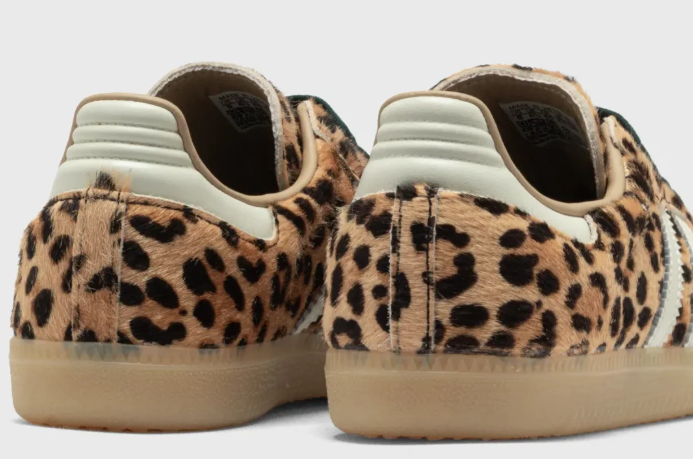 Women's adidas Samba OG Leopard Shoes - Magic Beige