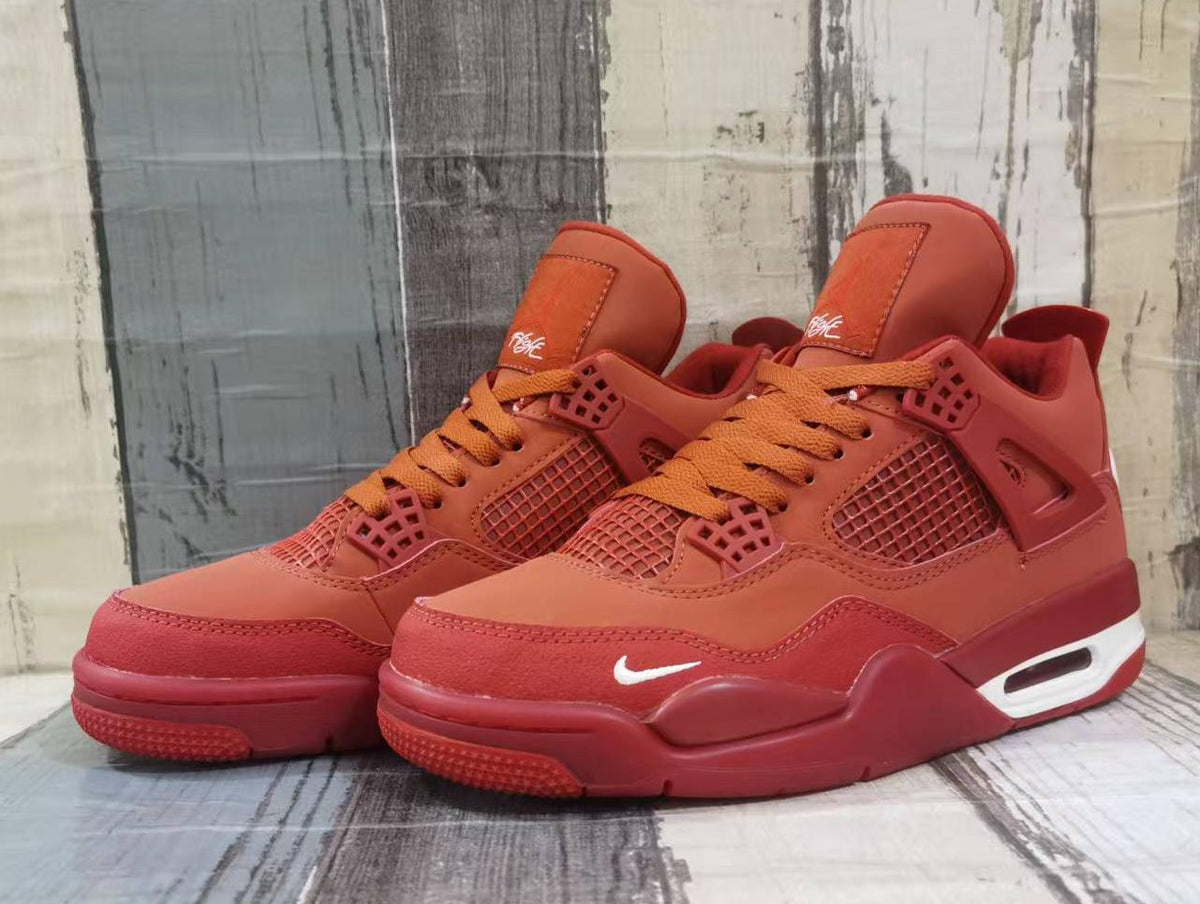Air Jordan 4 Retro "Brick by Brick" Basketball Shoes