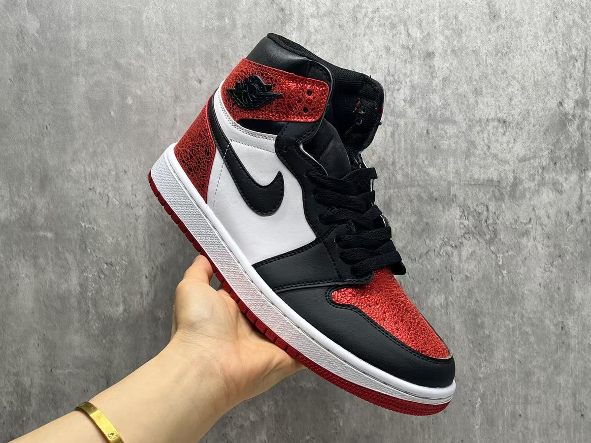 Air Jordan 1 Retro High OG Shoes - Ruby