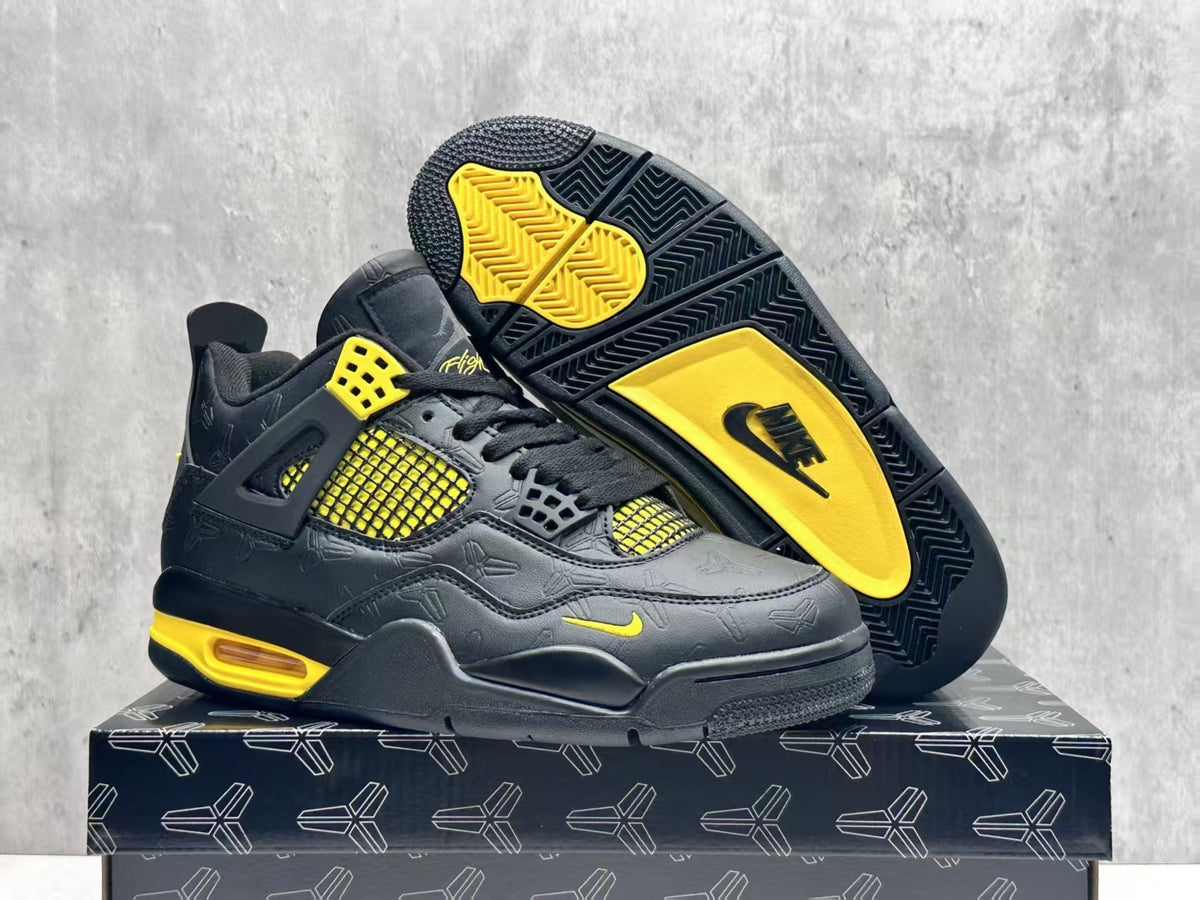 Air Jordan 4 Retro "Kobe" Basketball Shoes (EU 36–47.5, Half Sizes)